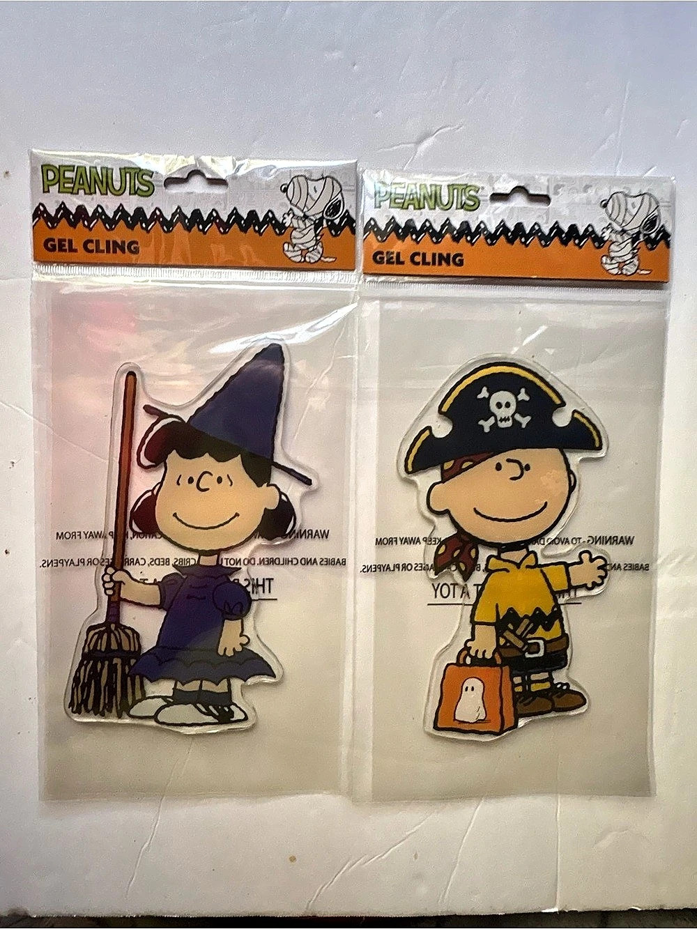 Peanuts Halloween Gel Clings